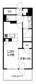 プライム川崎 3階 間取り図