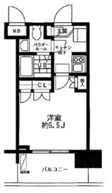 レジディア大森東 703 間取り図