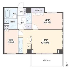 リエトコート四谷 410 間取り図