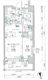 デュオステージ宮崎台 3階 間取り図