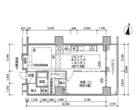 東雲キャナルコートCODAN 18-719 間取り図