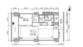 東雲キャナルコートCODAN 16-1011 間取り図