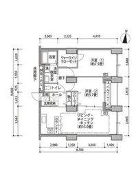 東雲キャナルコートCODAN 14-404 間取り図