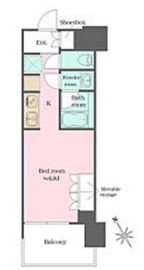 ウエリスアーバン水天宮前 427 間取り図