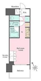 ウエリスアーバン水天宮前 428 間取り図