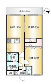 Vortex Seta (ボルテックスセタ) 105 間取り図