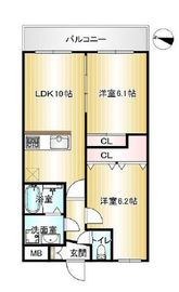 Vortex Seta (ボルテックスセタ) 205 間取り図