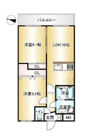 Vortex Seta (ボルテックスセタ) 102 間取り図