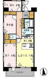 ロイヤルパークス西新井 809 間取り図