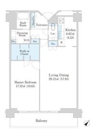 六甲ハイツ 904 間取り図