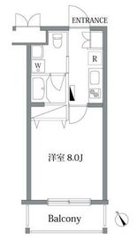 ガーデン荏原中延 204 間取り図