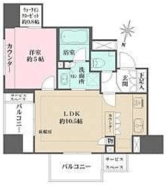 BELISTA品川戸越公園 (ベリスタ品川戸越公園) 3階 間取り図