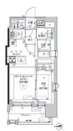 クレイシア赤羽 2階 間取り図