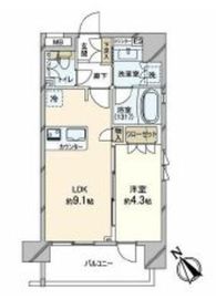 ラ・コスタ新宿余丁町 5階 間取り図