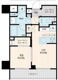 ディアナコート目黒 4階 間取り図