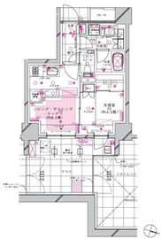 ディアナコート目黒 2階 間取り図