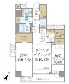 ブリリア駒込六義園 4階 間取り図