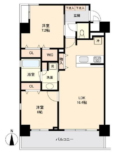 ロイジェント板橋本町 304 間取り図