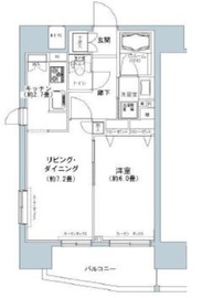 パークキューブ板橋本町 1407 間取り図