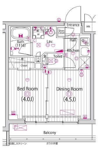 ガーラ練馬グランドステージ 3階 間取り図