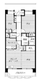 ビレッジハウス潮見タワー 1-305 間取り図