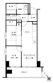 ルリエ横浜長者町 13階 間取り図