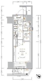 GENOVIA川崎Ⅲ (ジェノヴィア川崎Ⅲ) 11階 間取り図