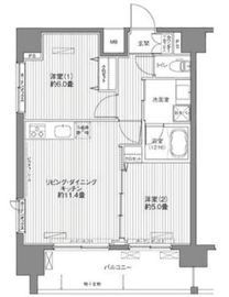 センテニアル王子神谷アネックス 901 間取り図