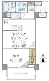 カナルグランデ 4階 間取り図