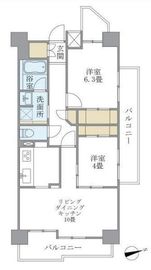 グリーンヒルズ目白 6階 間取り図