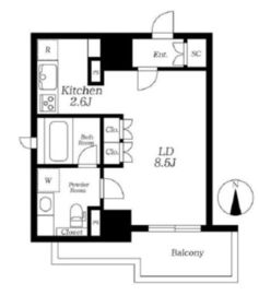 サーラ・プラティコ 3階 間取り図