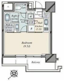 パークホームズ西小山 7階 間取り図