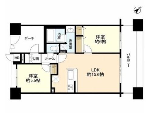 パークフラッツ横濱公園 904 間取り図