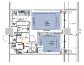 シティタワー新宿 31階 間取り図