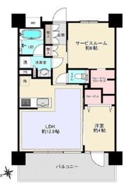 イニシア墨田押上 4階 間取り図