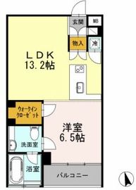 カスタリア目黒長者丸 307 間取り図