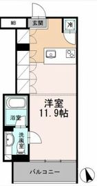 カスタリア目黒長者丸 404 間取り図