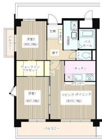 グレイスコート元住吉 403 間取り図