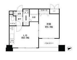 パークヒルズ 302 間取り図