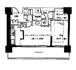 アーバンドックパークシティ豊洲タワー 5階 間取り図