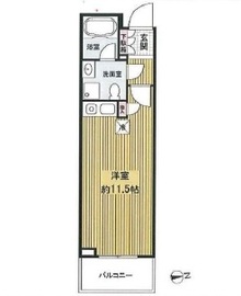 白金タワー 5階 間取り図