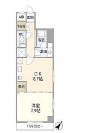 エクメーネ日本橋 8階 間取り図