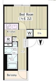 パークヒルズ経堂 206 間取り図