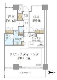 ブリリアタワー川崎 20階 間取り図