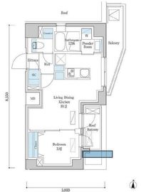 デュオフラッツ篠崎 903 間取り図