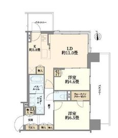 シティタワーズ東京ベイ 19階 間取り図