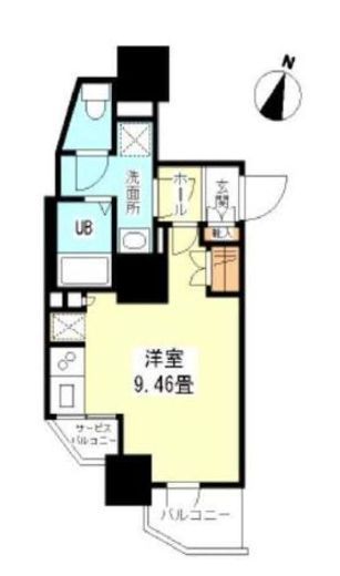 フリージアテラス 601 間取り図