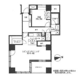 ロイヤルタワー横濱鶴見 19階 間取り図