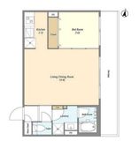 ウェルスクエア初台 502 間取り図