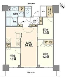 リヴァリエ 17階 間取り図